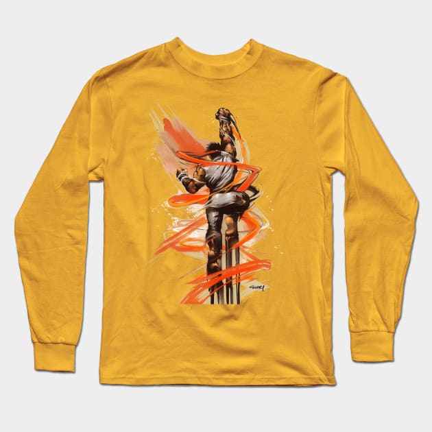 Power Uppercut Long Sleeve T-Shirt by ghori